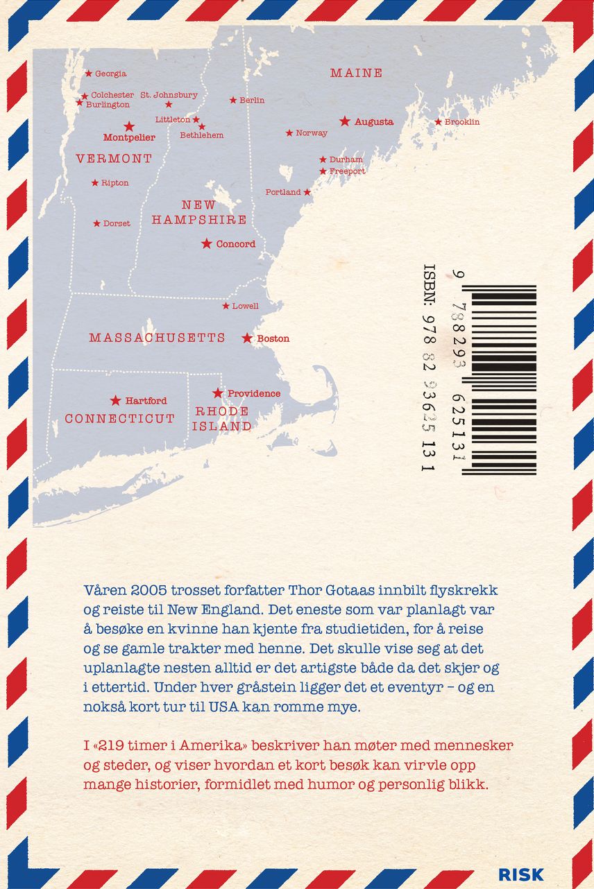 219 timer i Amerika