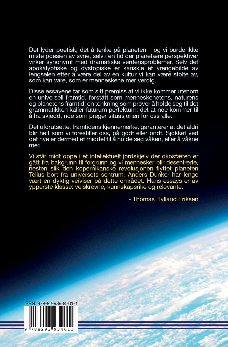 Å tenke på planeten