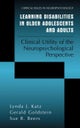 Learning Disabilities in Older Adolescents and Adults