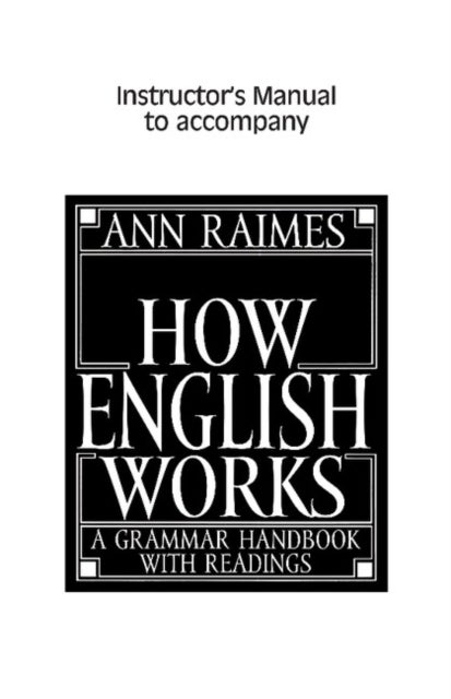 Instructor's Manual to Accompany