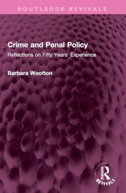Crime and Penal Policy