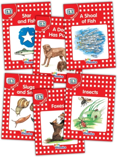 Jolly Phonics Readers, Nonfiction, Level 1 - in Precursive Letters (British English edition)