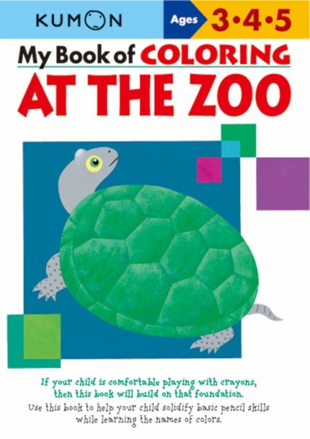 Kumon My Book of Coloring at the Zoo