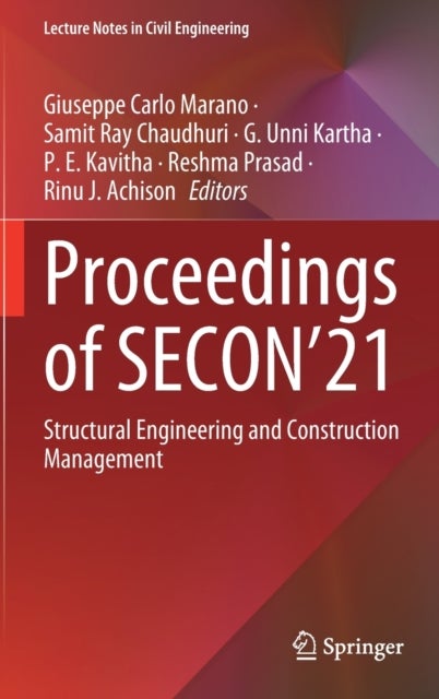 Proceedings of SECON'21 - Structural Engineering and Construction Management