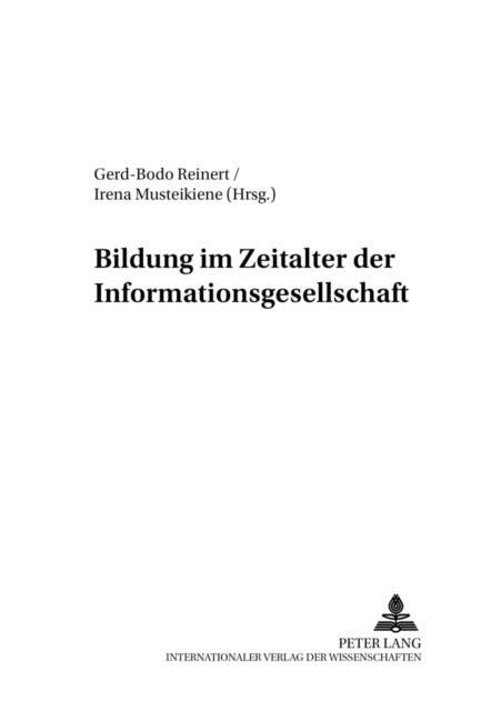 Bildung im Zeitalter der Informationsgesellschaft
