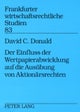 Der Einfluss Der Wertpapierabwicklung Auf Die Ausuebung Von Aktionaersrechten