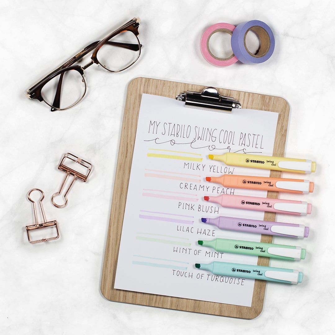 Tekstmarker Stabilo Swing Cool Pastel (6)