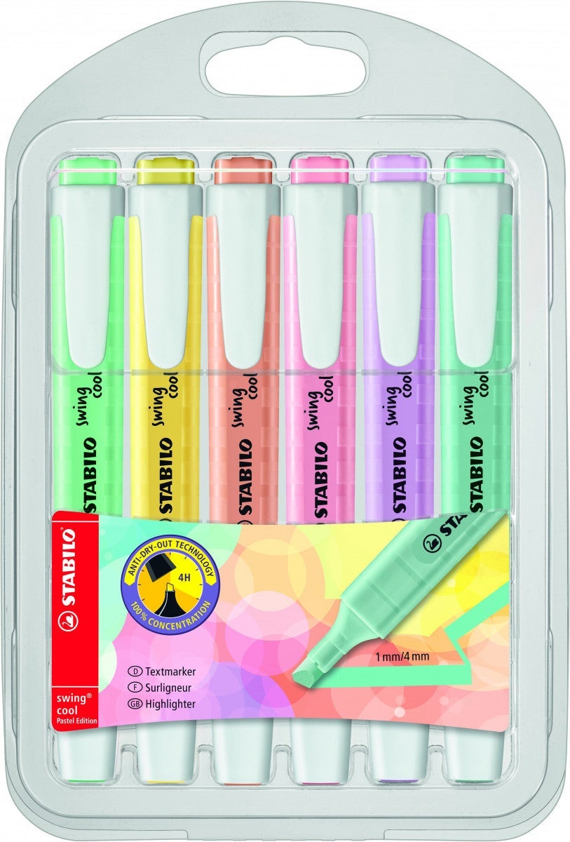 Tekstmarker Stabilo Swing Cool Pastel (6)