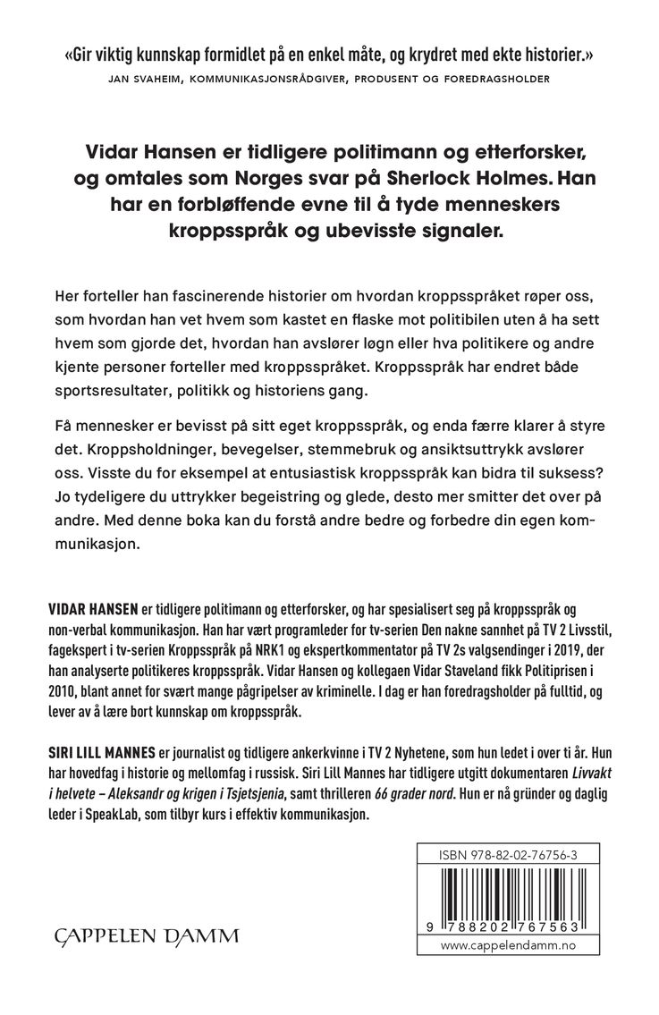 Kunsten å lese kroppsspråk