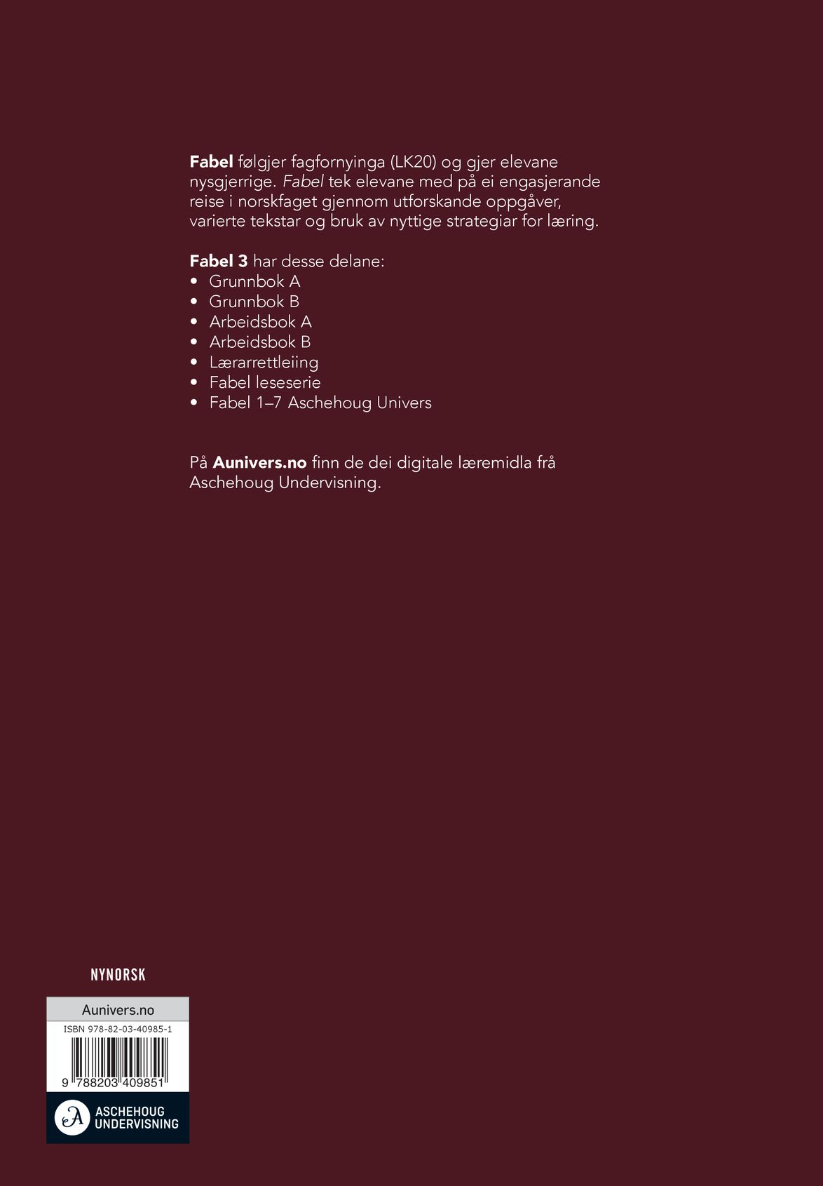 Fabel 3A