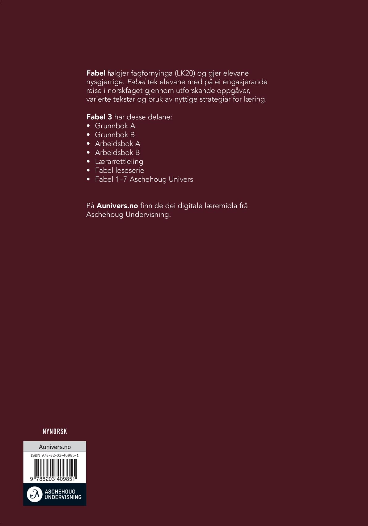 Fabel 3A
