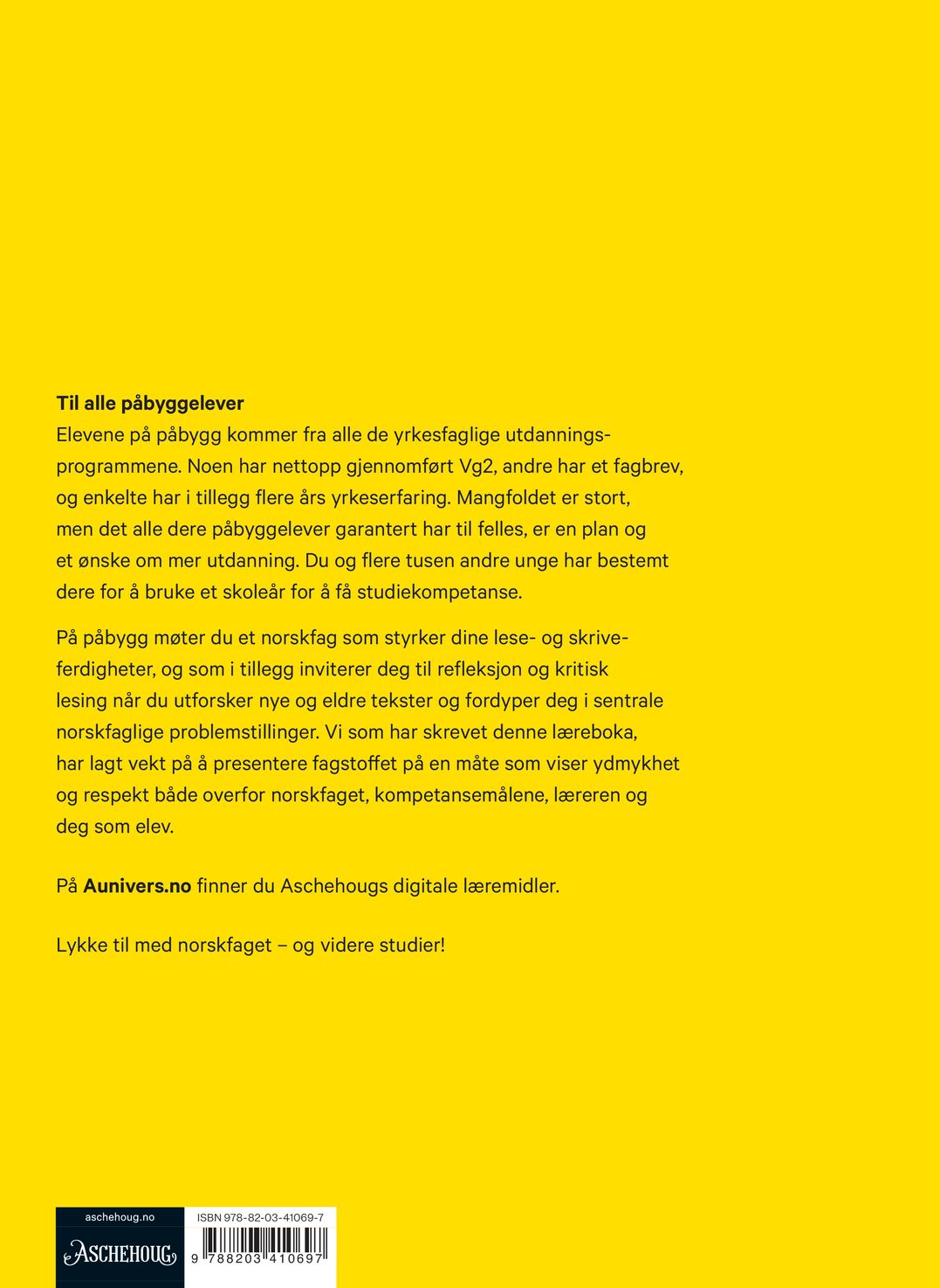 Norsk for påbygging