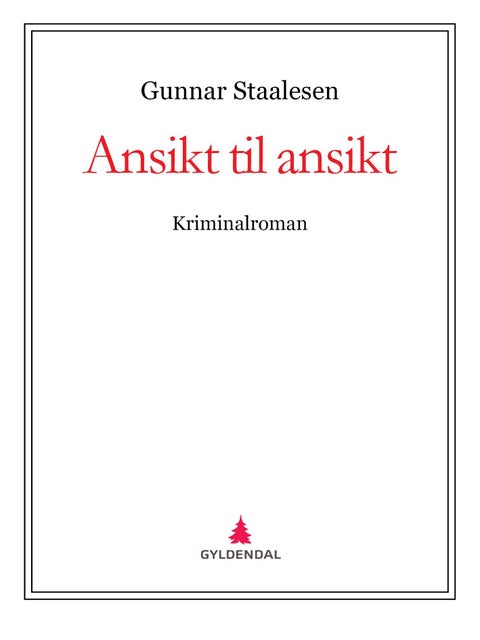 Ansikt til ansikt - kriminalroman