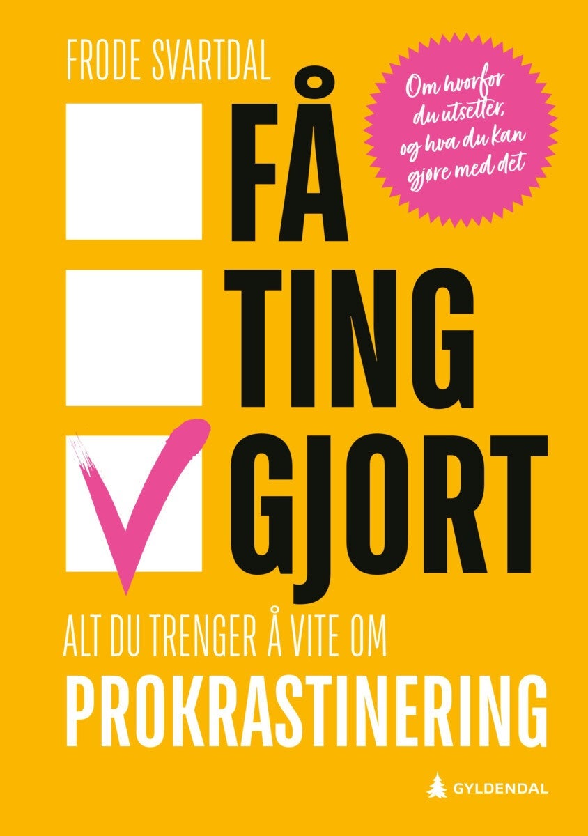 Få ting gjort