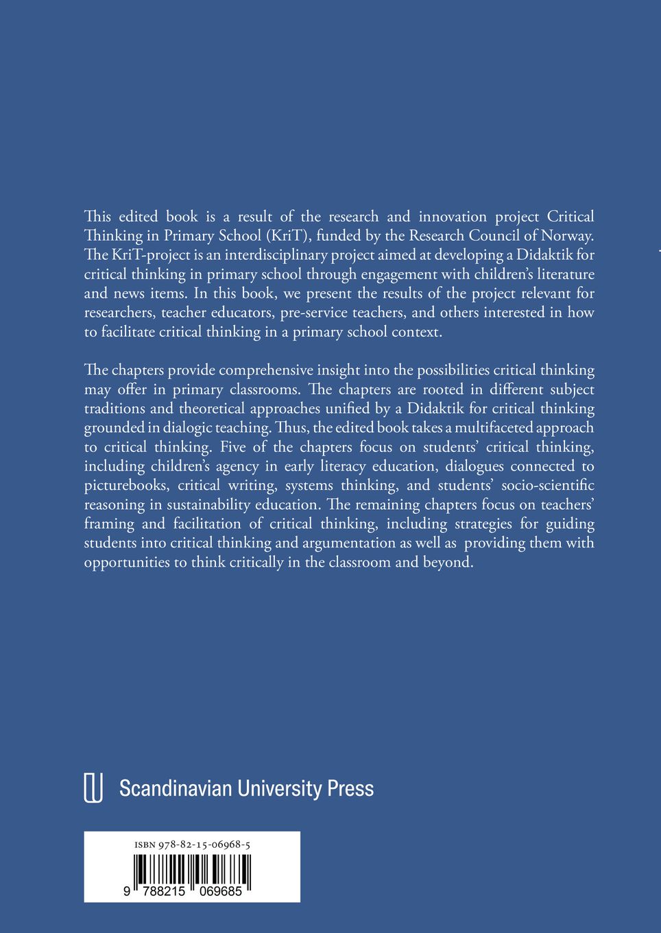Enacting critical thinking in primary school