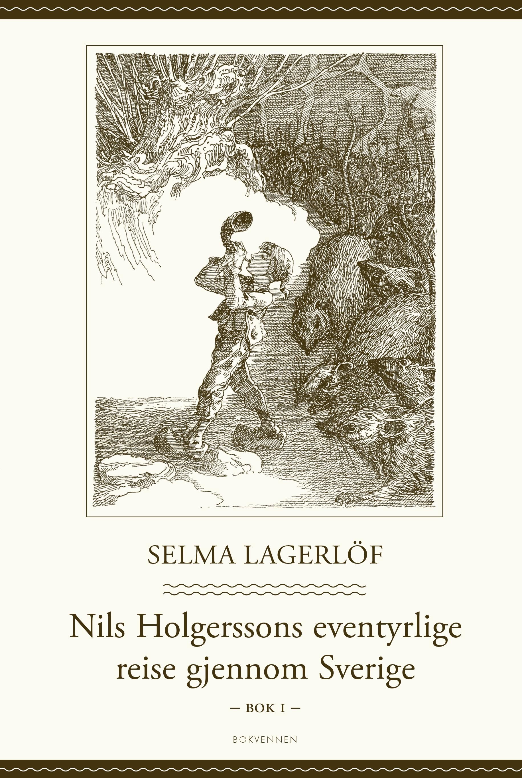 Nils Holgerssons eventyrlige reise gjennom Sverige - bind 1 og 2