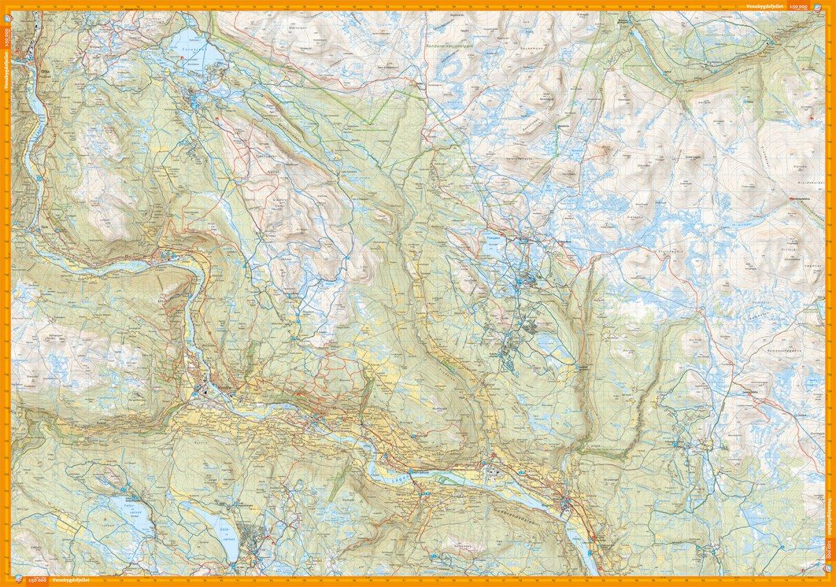 Turkart Venabygdsfjellet Ringebu