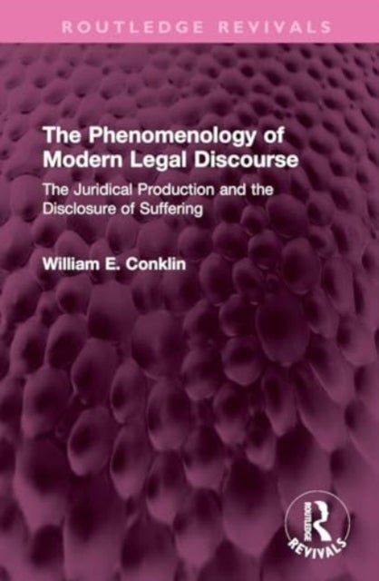 The Phenomenology of Modern Legal Discourse - The Juridical Production and the Disclosure of Suffering