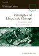 Principles of Linguistic Change V3 – Cognitive and Cultural Factors