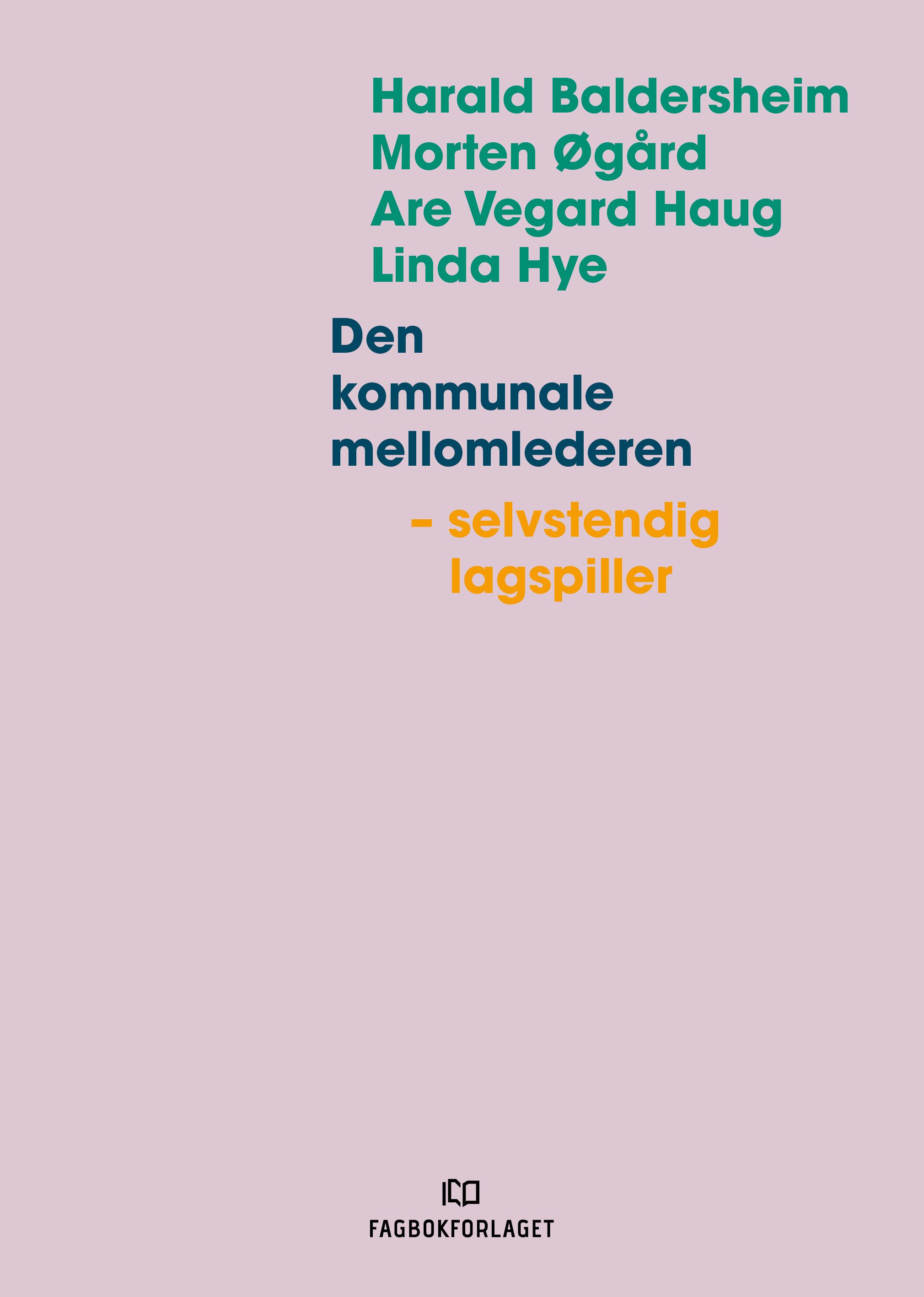 Den kommunale mellomlederen - selvstendig lagspiller