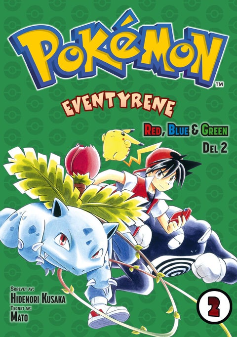 Pokémon-eventyrene - Del 2 : Red, Blue & Green
