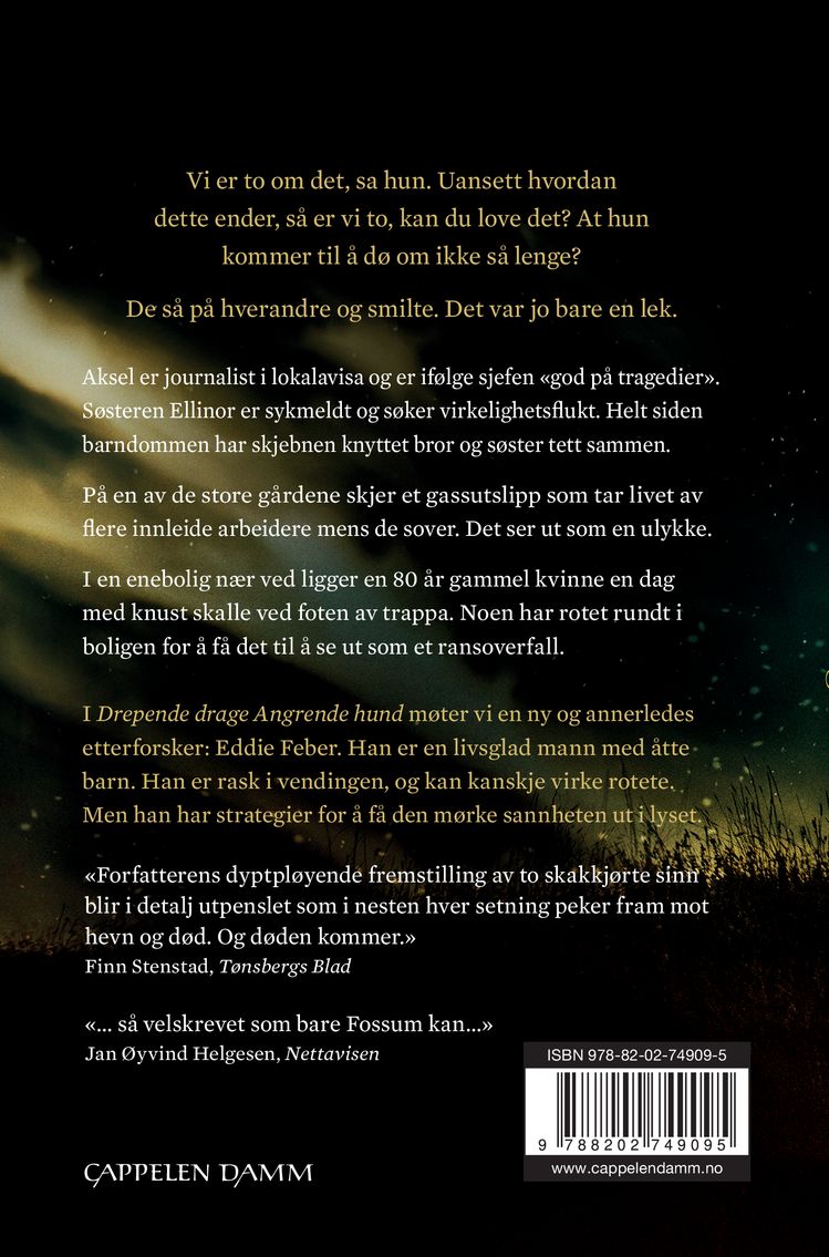 Drepende drage, angrende hund