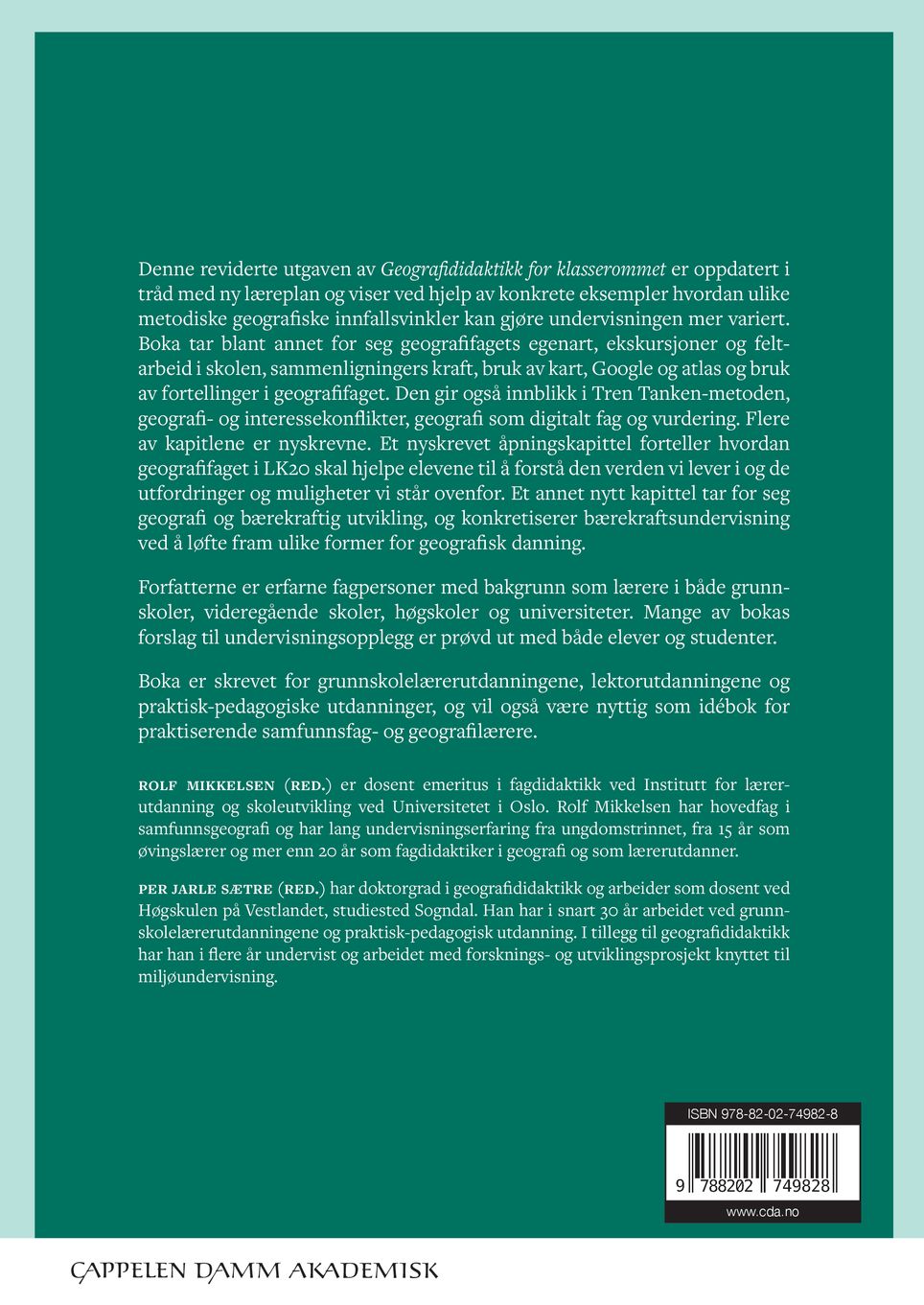 Geografididaktikk for klasserommet