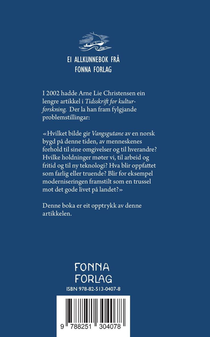 Vangsgutanes heimbygd