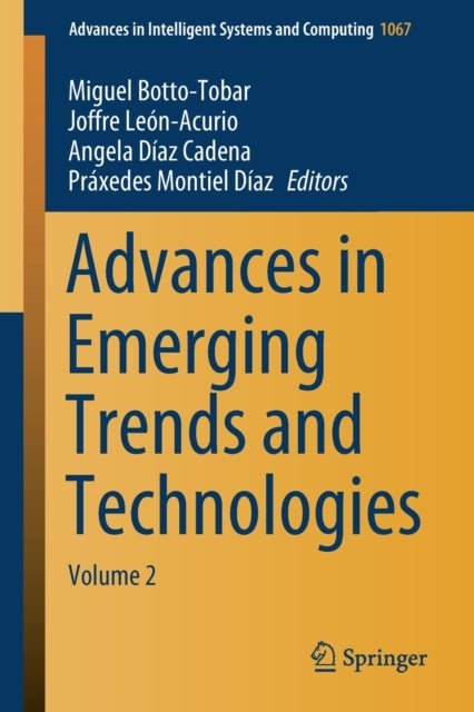 Advances in Emerging Trends and Technologies - Volume 2