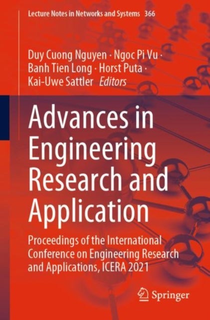 Advances in Engineering Research and Application - Proceedings of the International Conference on Engineering Research and Applications, ICERA 2021