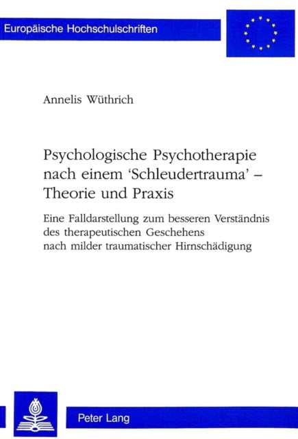 Psychologische Psychotherapie Nach Einem 'Schleudertrauma' - Theorie Und Praxis - Eine Falldarstellung Zum Besseren Verstaendnis Des Therapeutischen Geschehens Nach Milder Traumatischer Hirnschaedigung