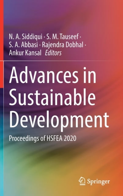 Advances in Sustainable Development - Proceedings of HSFEA 2020