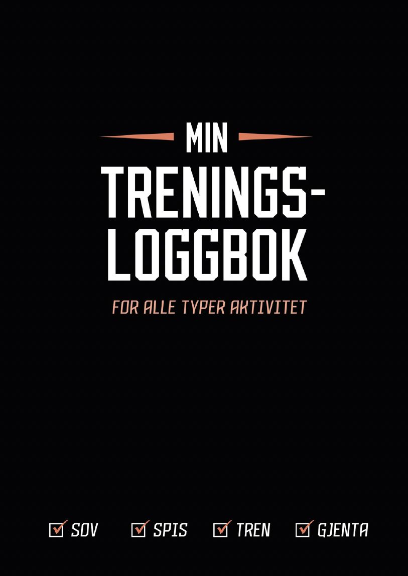 Min treningsloggbok - for alle type aktivitet