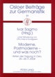 Moderne, Postmoderne - Und Was Noch?