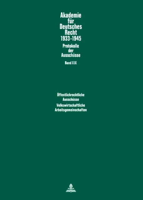 Oeffentlichrechtliche Ausschuesse (1934-1938: Kommunalrecht. Sparkassenwesen. Bau- und Zwecksparen. Beamtenrecht)- Volkswirtschaftliche Arbeitsgemeinschaften (1939-1943: Volkswirtschaftslehre. Geld un