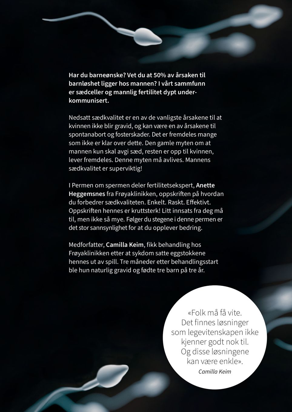 Permen om spermen
