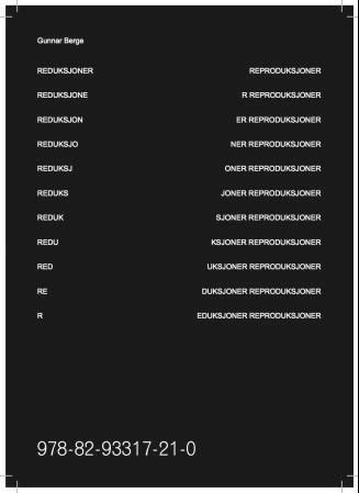 Reduksjoner reproduksjoner
