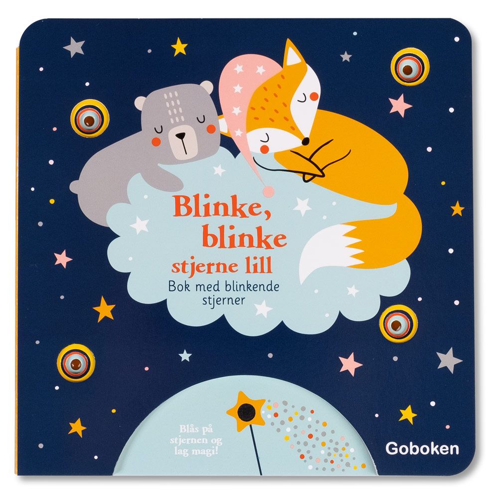 Blinke, blinke stjerne lill - bok med blinkende stjerner