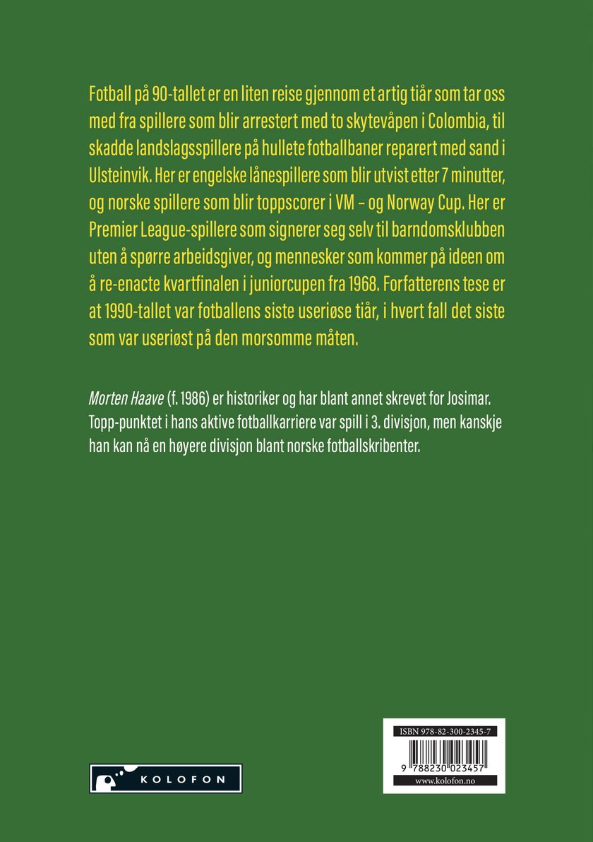 Fotball på 90-tallet