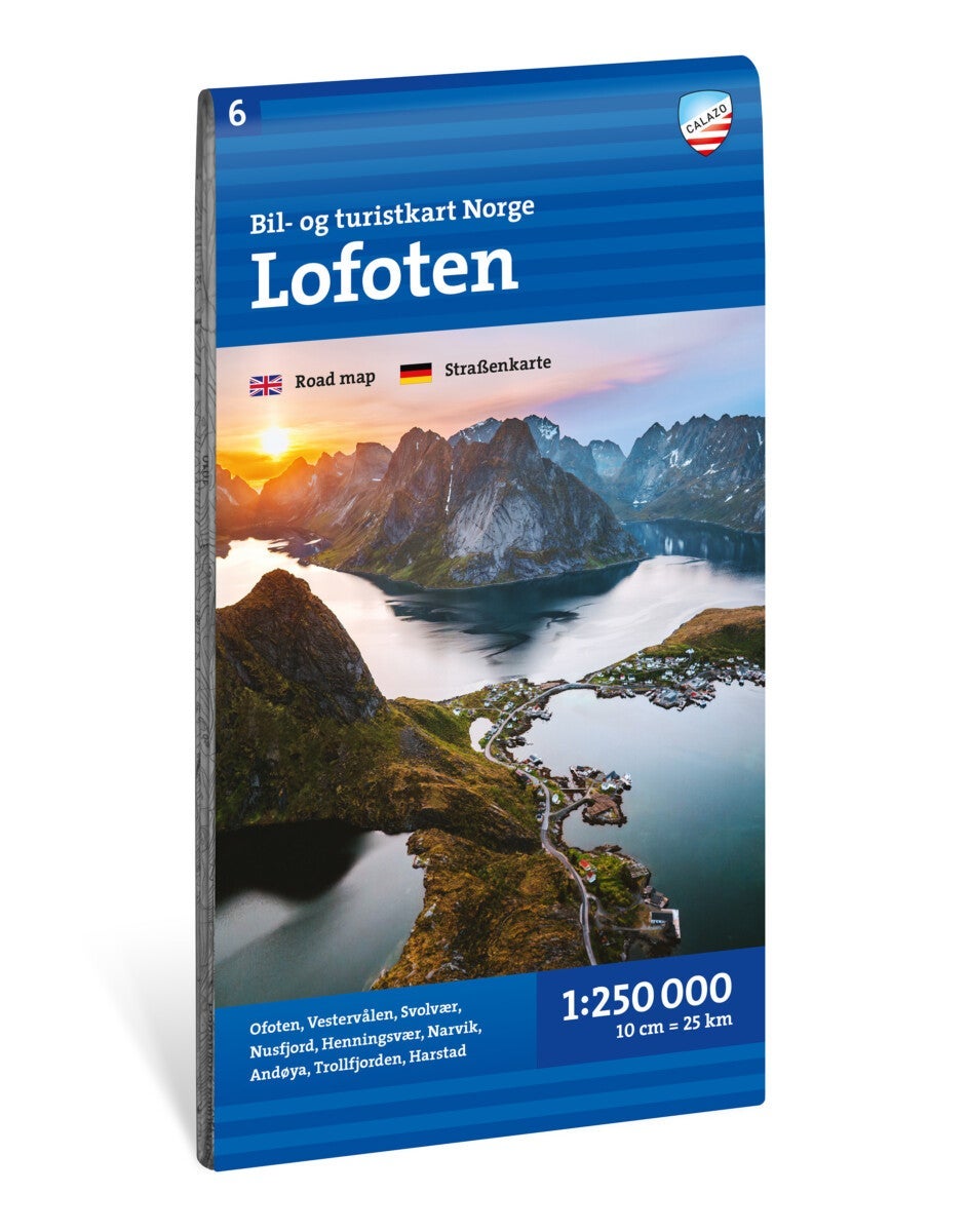 Lofoten Car and tourist map