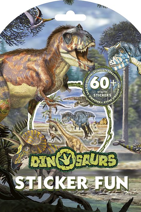 Moro med klistremerker - dinosaur