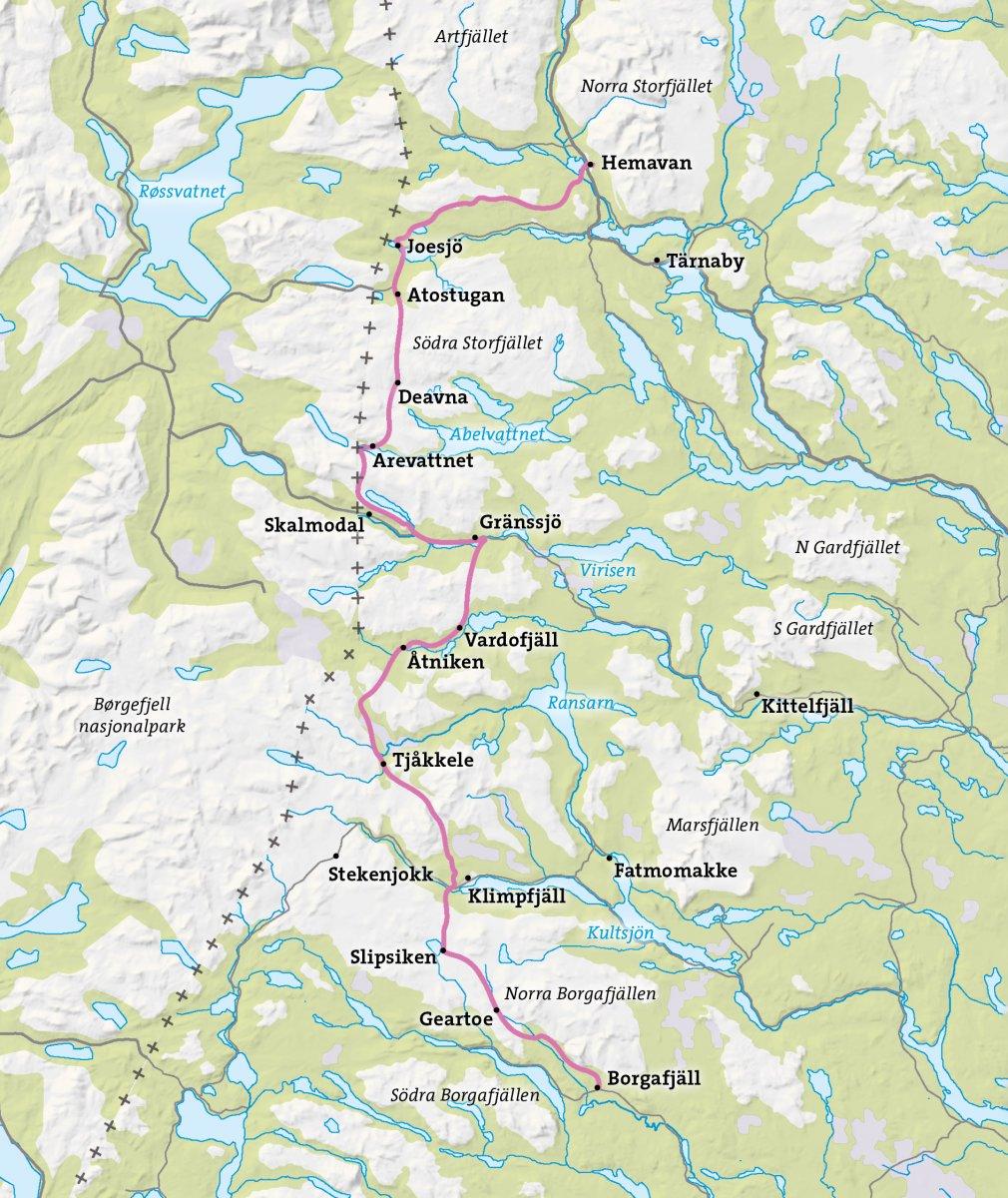 Friluftsatlas Lapplandsleden