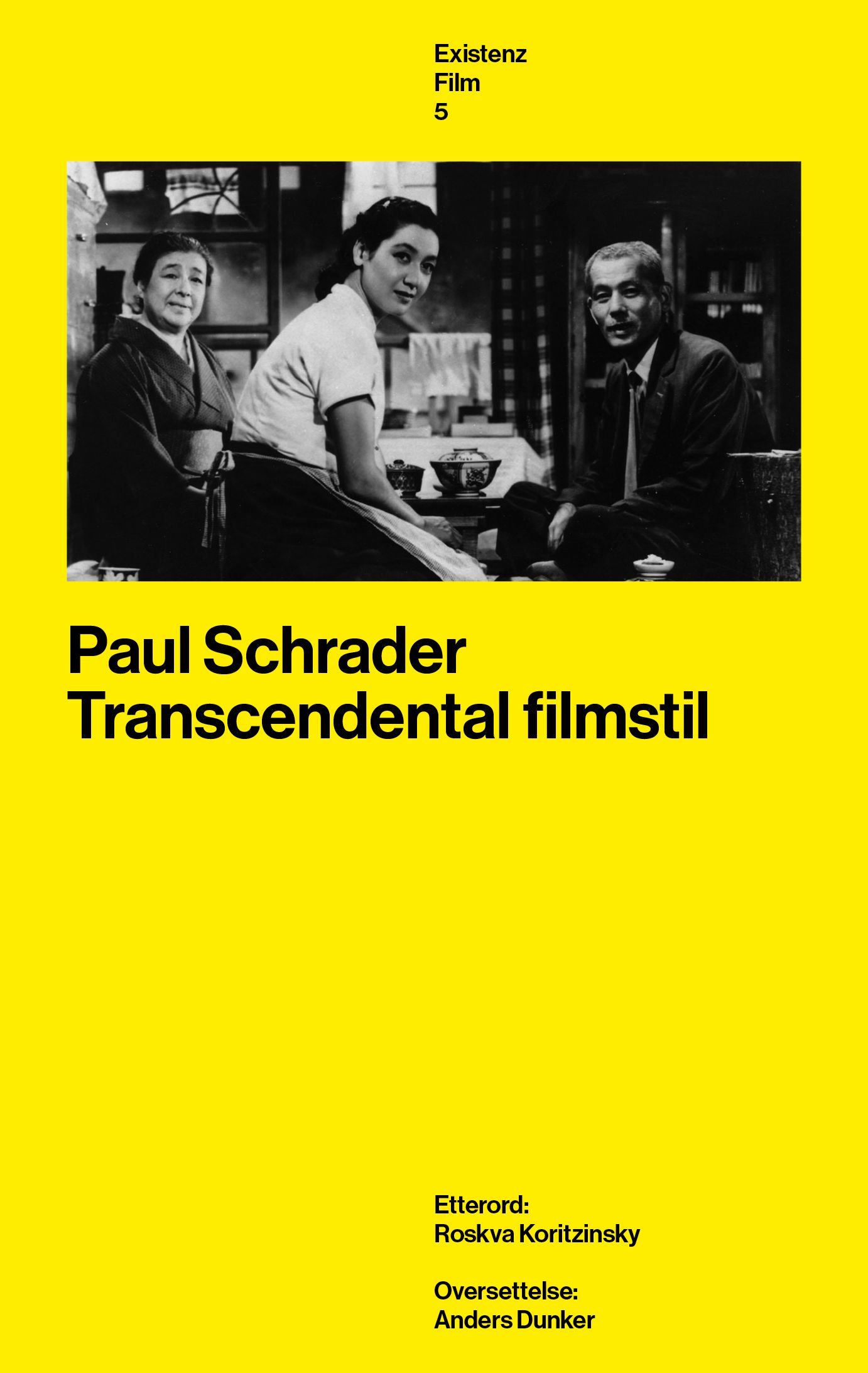 Transcendental filmstil - Ozu, Bresson, Dreyer