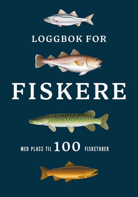 Loggbok for fiskere - med plass til 100 fisketurer