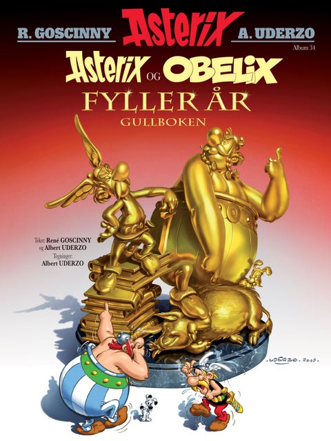 Asterix og Obelix fyller år - gullboken
