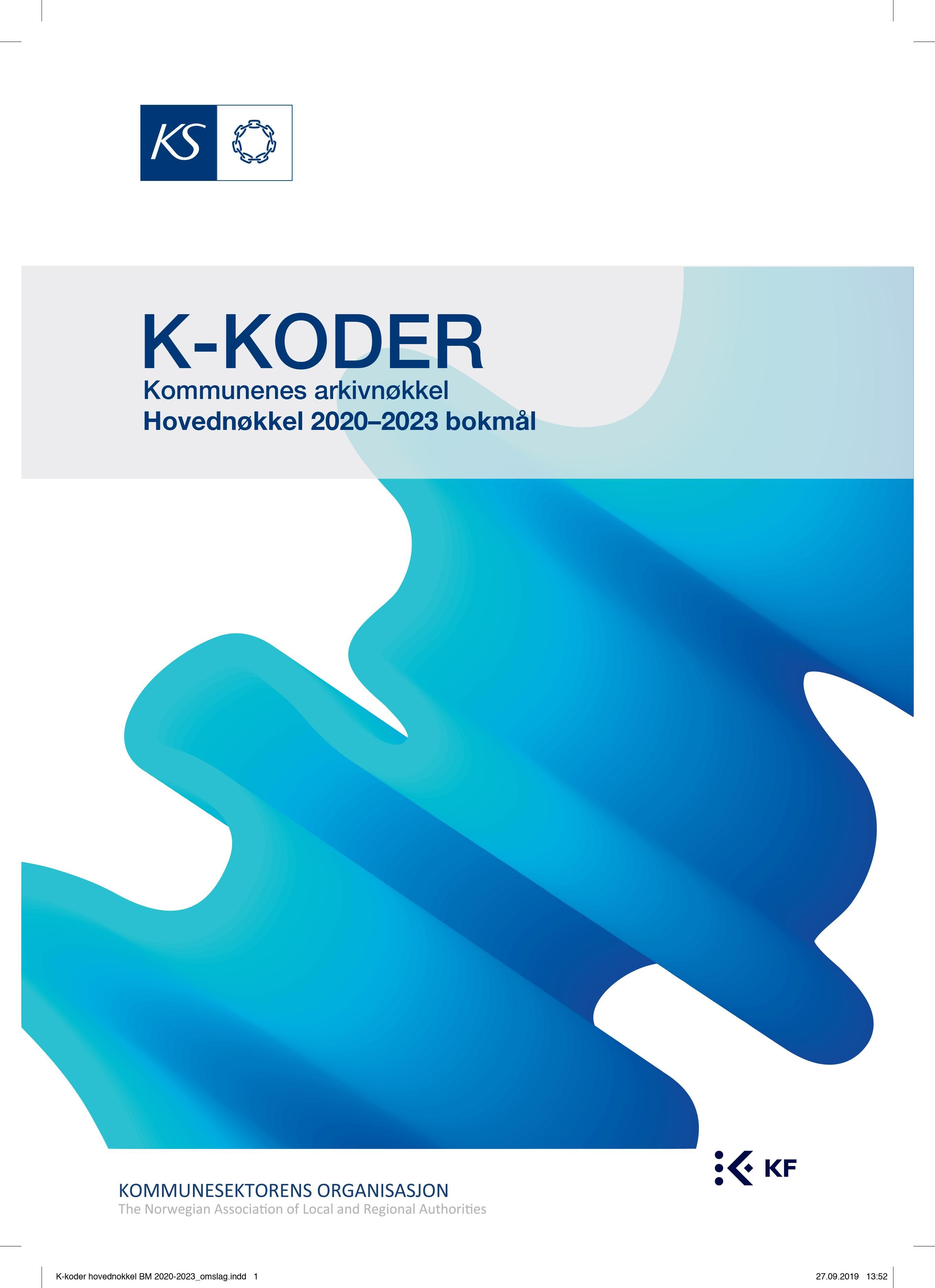 K-koder - kommunenes arkivnøkkel : hovednøkkel 2020-2023