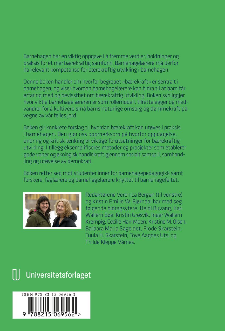 Bærekraft i praksis i barnehagen