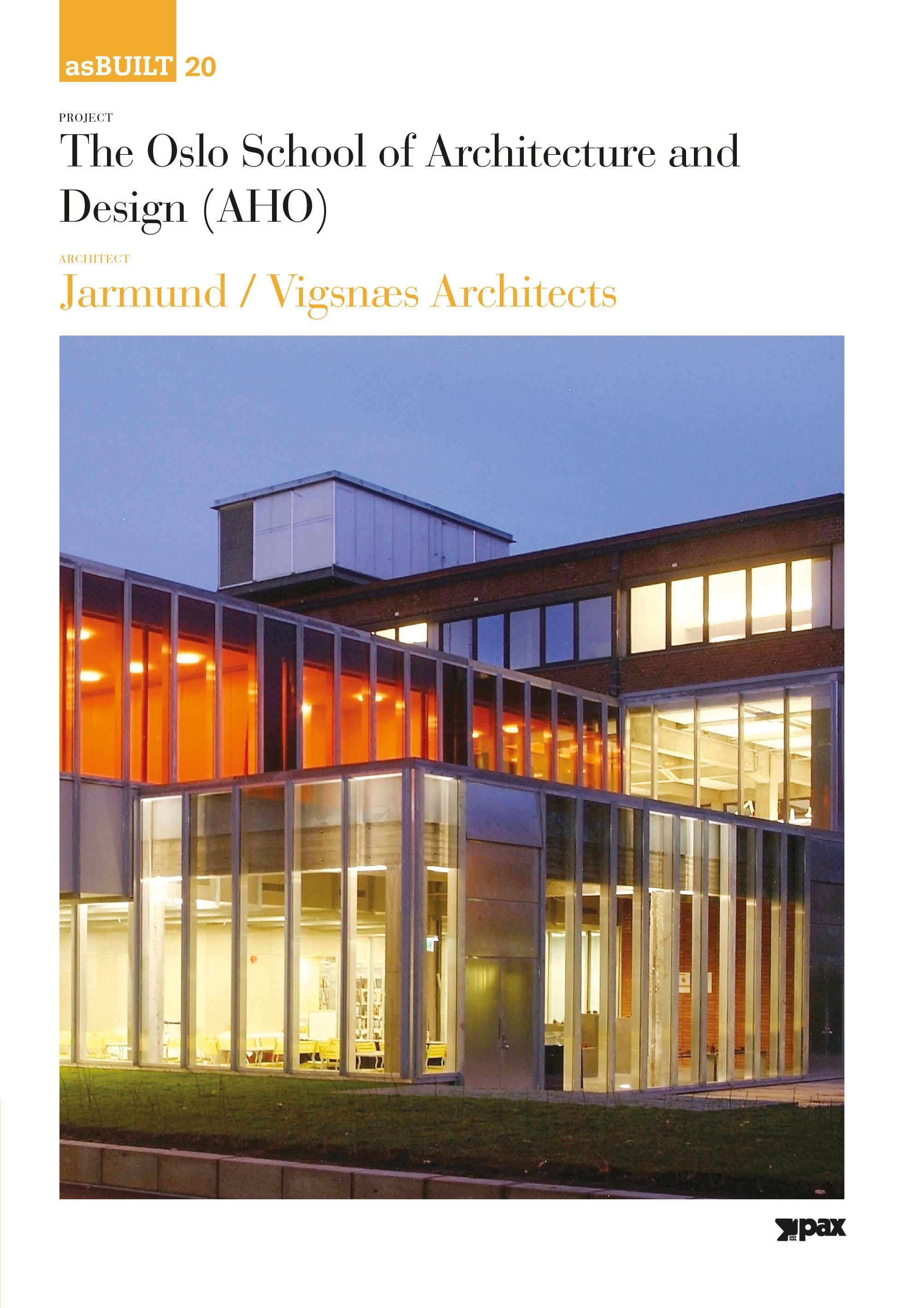 Project: The Oslo School of Architecture and Design (AHO) - architect: Jarmund / Vigsnæs Architects