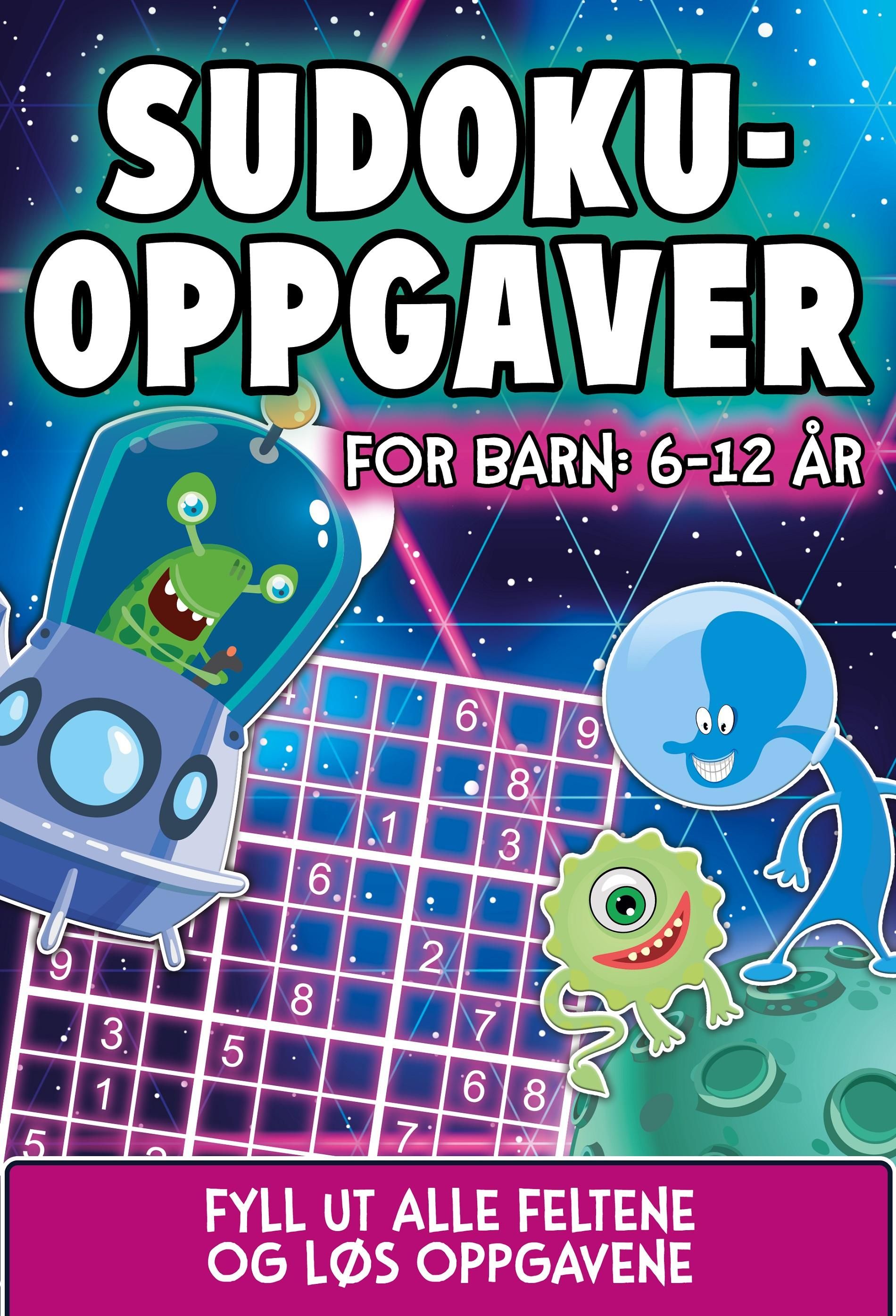 Sudokuoppgaver for barn: 6-12 år