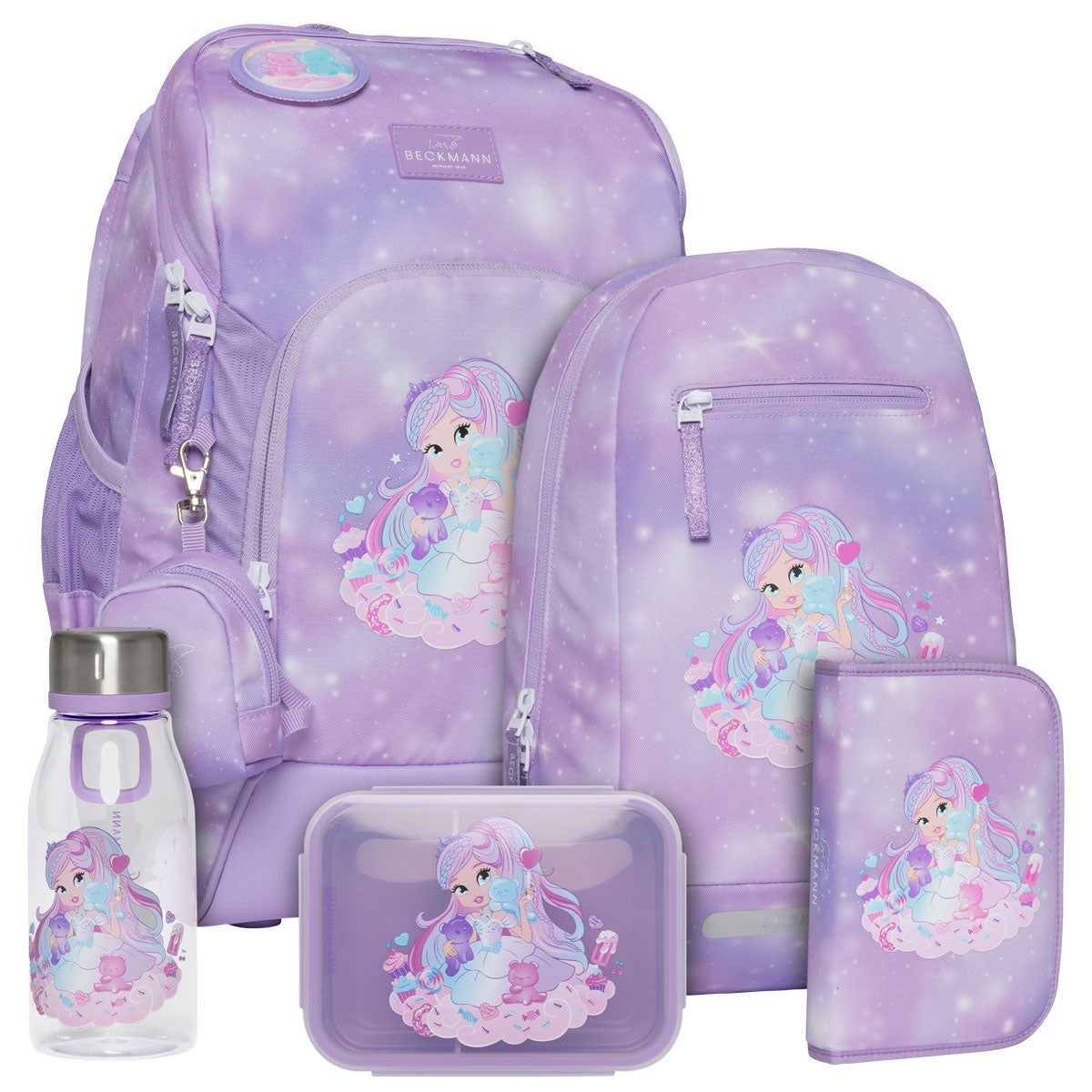 Pakke skolesekk 1.kl Candy Active Air FLX - Beckmann
